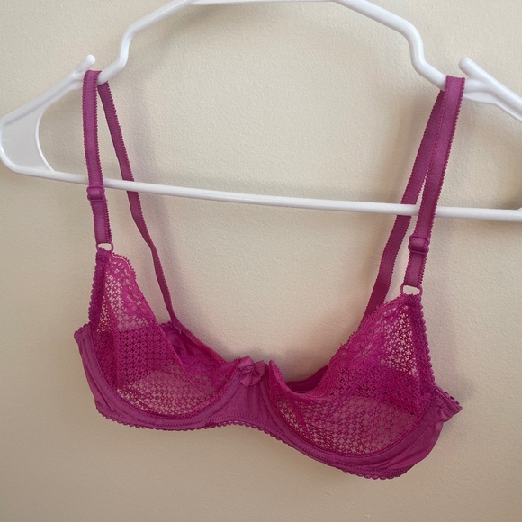 Timpa Bra 34C large and bottom Large, magenta pink - Picture 2 of 5